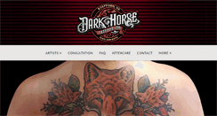 Desktop Screenshot of darkhorsetattoos.com